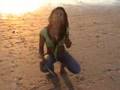 Bianca Gold at the beach